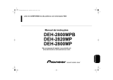 Pioneer DEH-2800MP Manual do usuário