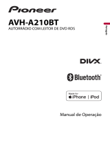 Pioneer AVH-A210BT Manual do usuário
