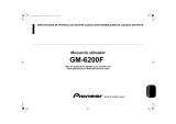 Pioneer GM-6200F Manual do usuário