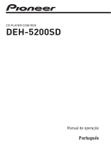 Pioneer DEH-5200SD Manual do usuário