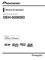 Pioneer DEH-9300SD Manual do usuário