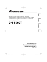 Pioneer GM-5400T Manual do usuário