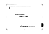 Pioneer GM-X364 Manual do usuário