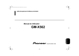 Pioneer GM-X562 Manual do usuário