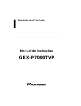 Pioneer GEX-P7000TVP Manual do usuário