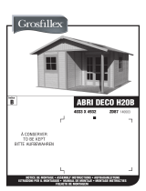 Grosfillex ABRI DECO H20B Assembly Instructions Manual