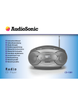 AudioSonic CD-1580 Manual do usuário