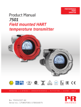 PR electronics 7501 Series Manual do usuário