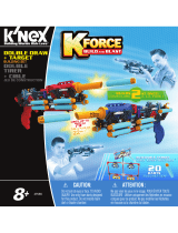 K'Nex K-FORCE Double Draw Building Set and Target Manual do usuário