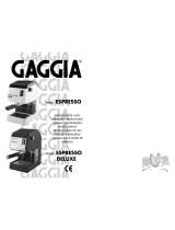 Gaggia 9335I00B0011 Instruções de operação