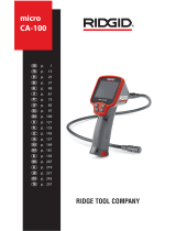 RIDGID micro CA-100 Manual do usuário