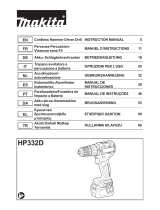 Makita HP332D Manual do usuário