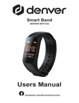 Denver BFH-252 Smart Band Watch Manual do usuário