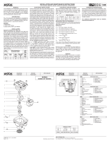 Asco Series WSCRIS Ex ia Ex tb Solenoid Valves Manual do usuário