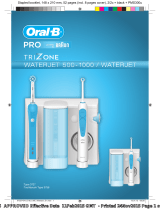 Braun PRO TriZone Waterjet 500-1000 Manual do usuário