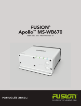 Fusion Fusion Apollo WB670 Manual do usuário