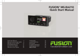 Fusion MS-RA210 Guia rápido