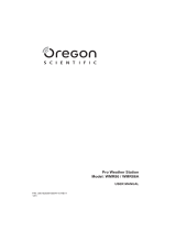 Oregon Scientific OSWMR86NX Manual do usuário