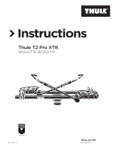 Thule T2 Pro XTR 2 - 1.25" Manual do usuário
