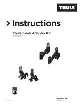 Thule Sleek Kit Manual do usuário