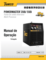 Tweco POWERMASTER® 350i/ 550i Multi Process Welding Inverter Manual do usuário