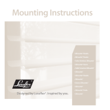 Luxaflex Silhouette Series Mounting instructions