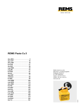 REMS 160 210R Manual do usuário