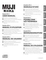 Muji CPD-3 Manual do usuário