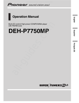 Pioneer Super Tuner III D+ DEH-P7750MP Instruções de operação