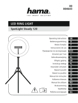 Hama 00004643 SpotLight Steady 120 LED Ring Light Manual do proprietário