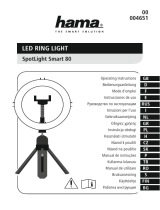 Hama SpotLight Smart 80 LED Ring Light Manual do proprietário