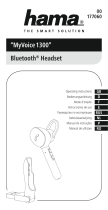 Hama 00177060 MyVoice 1300 Bluetooth Headset Manual do proprietário