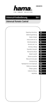 Hama 6 in 1 Universal Remote Control Manual do proprietário