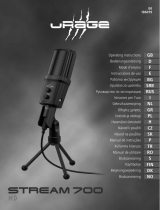 uRAGE 00186019 STREAM 700 HD Gaming Microphone Manual do proprietário