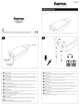 Hama 00051660 USB Sound Card Manual do proprietário