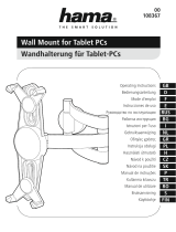 Hama Wall Mount for Tablet PCs Manual do proprietário