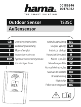 Hama 00186346 TS35C Outdoor Sensor Manual do proprietário