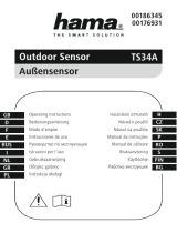 Hama 00186345 TS34A Outdoor Sensor Manual do proprietário