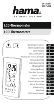 Hama 00186357 LCD Thermometer Manual do proprietário