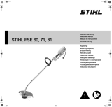 STIHL FSE 60, 71, 81 Manual do usuário