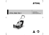 STIHL RMA 765.0 V Manual do usuário