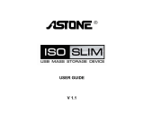 Astone ISO SLIM Manual do usuário