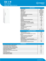 Indesit SI6 1 W Product data sheet