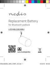 Nedis Replacement Battery for Bluetooth padlock Guia de usuario