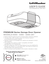 Chamberlain LiftMaster Premium 8355 Manual do usuário