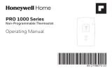 Honeywell PRO 1000 Manual do usuário