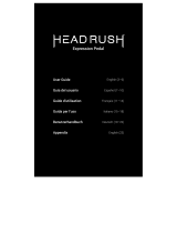 HeadRush Expression Pedal Manual do usuário
