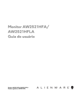 Alienware AW2521HFA Guia de usuario