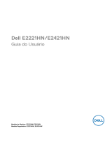 Dell E2421HN Guia de usuario