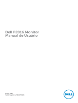 Dell P2016 Guia de usuario